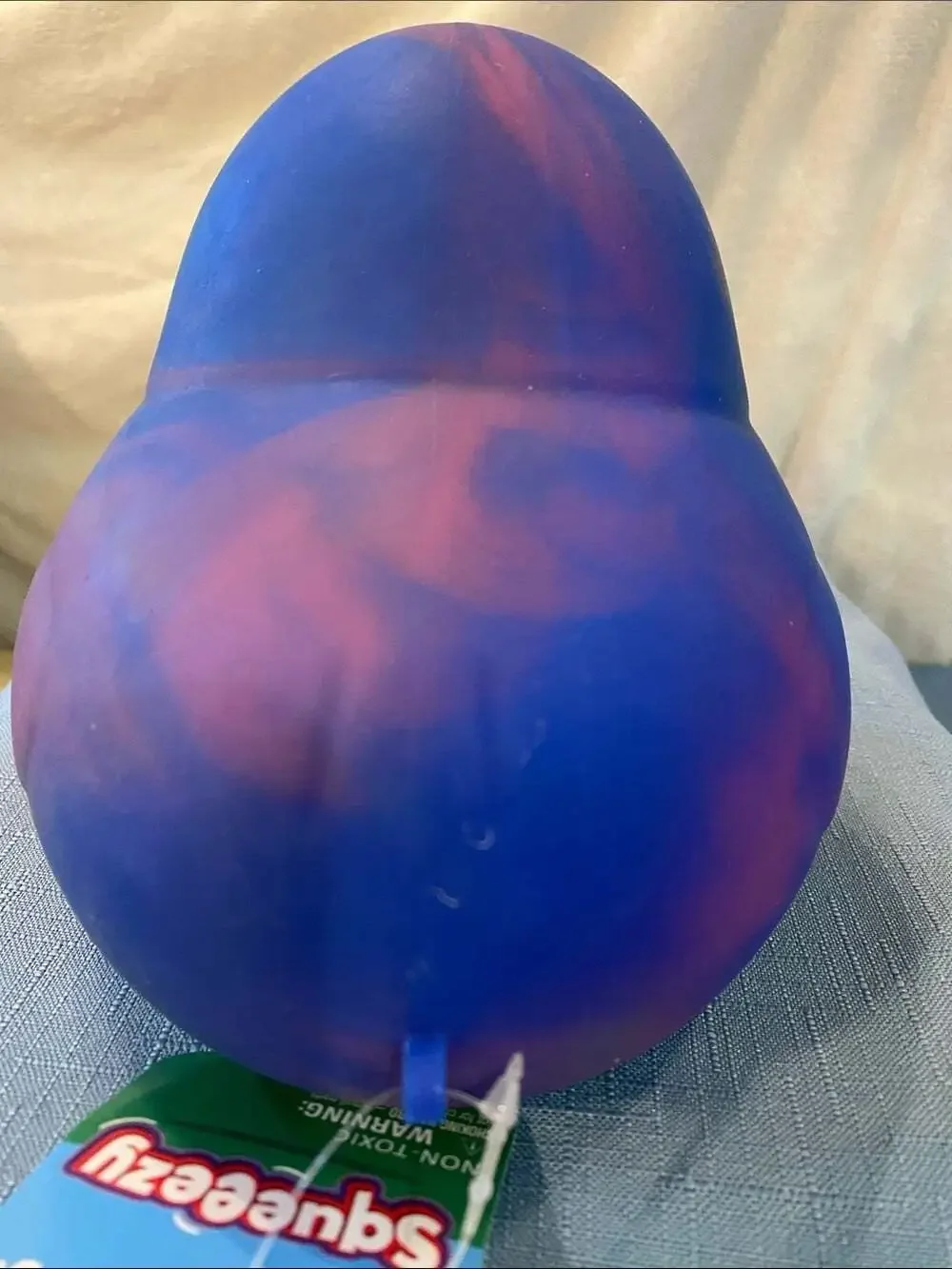 Sunny Days Tie Dye Squeezy Jumbo Duck Fidget NWT